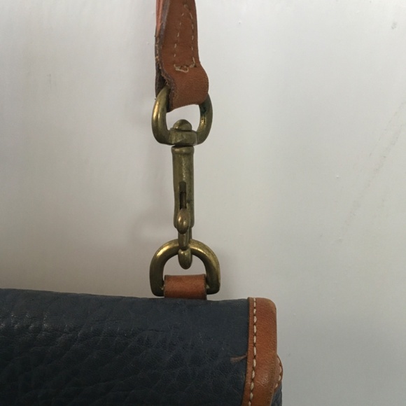 Dooney & Bourke vintage mini Calvary bag in navy - Picture 5 of 9